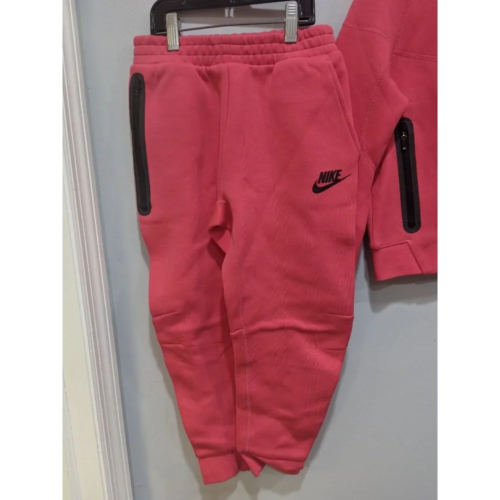 Nike Tech Girls 2 Piece Set Full-Zip Set Aster Pink Size 6X NEW WITH TAGS! - Picture 7 of 12